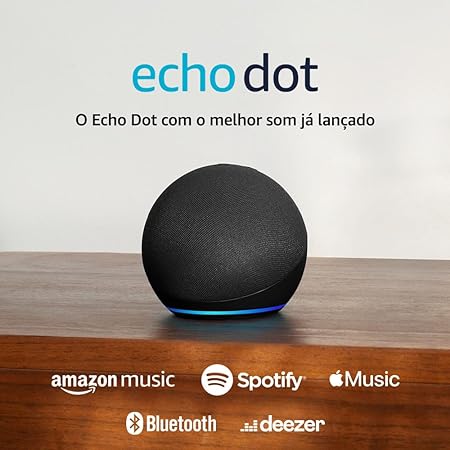 Echo Dot 5ª geração | O Echo Dot com o melhor som já lançado - Atlanta Varejo - os melhores produtos estão aqui